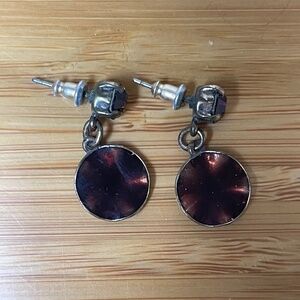 Pilgrim Danish Design Antique Bronze Earrings